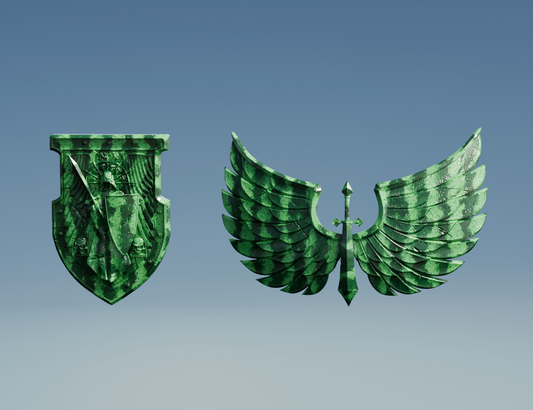 Angel Watermelon Chest Emblem