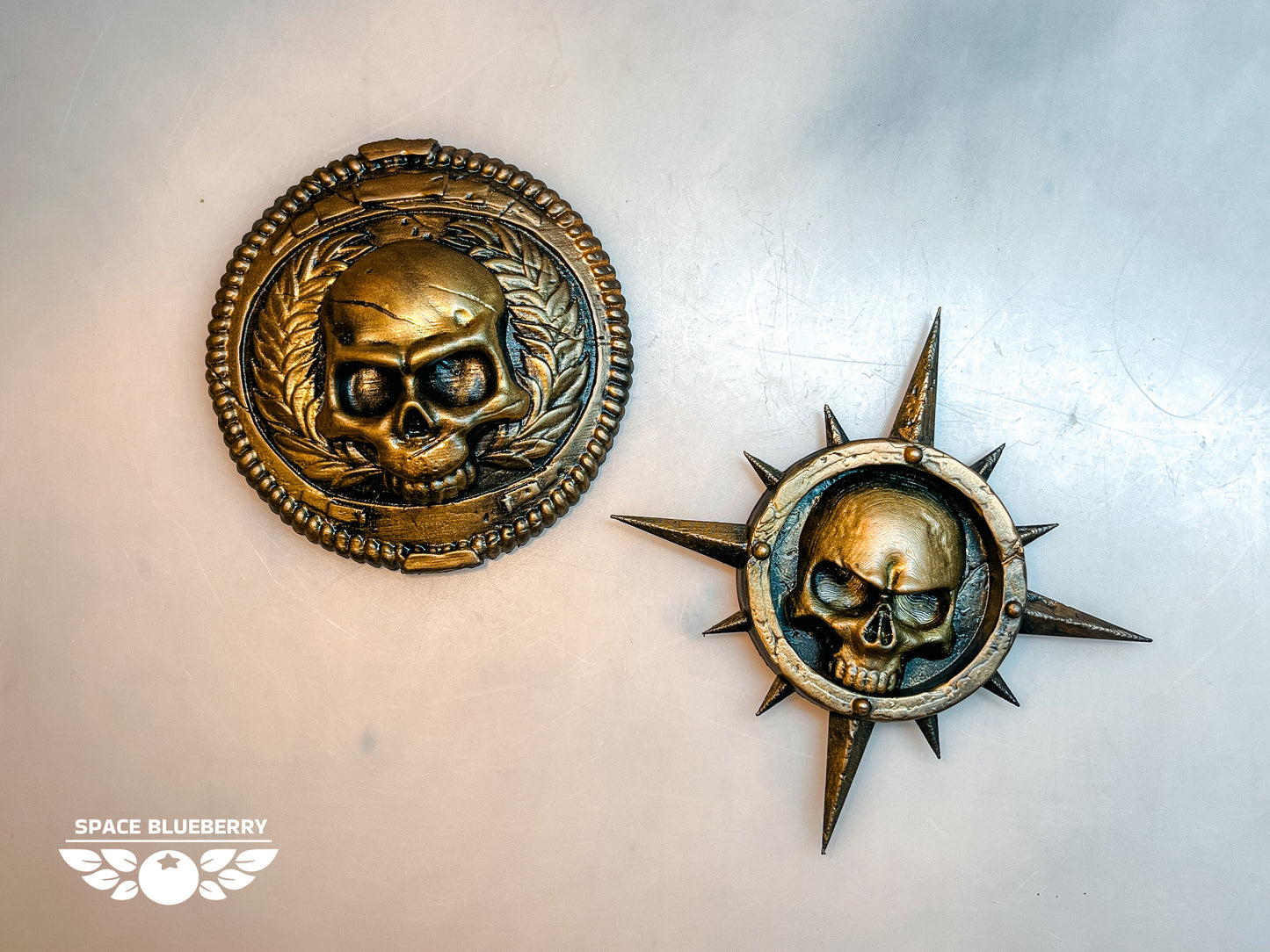 Space Blueberry Emblem Badges