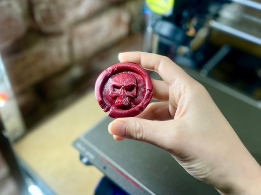Space marine Purity Seal badge magnet