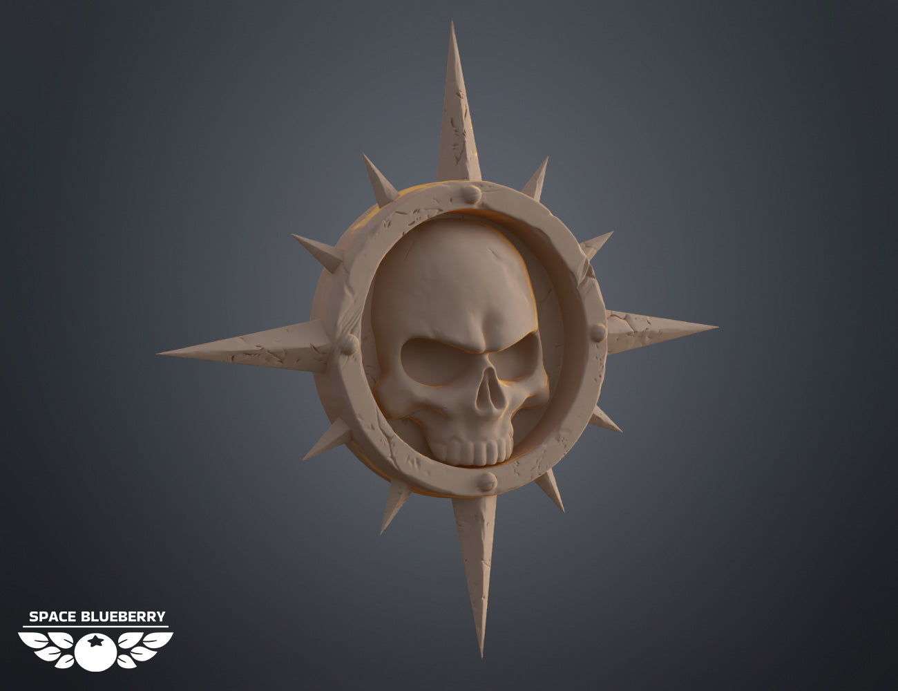 Space Marine Skull Badge