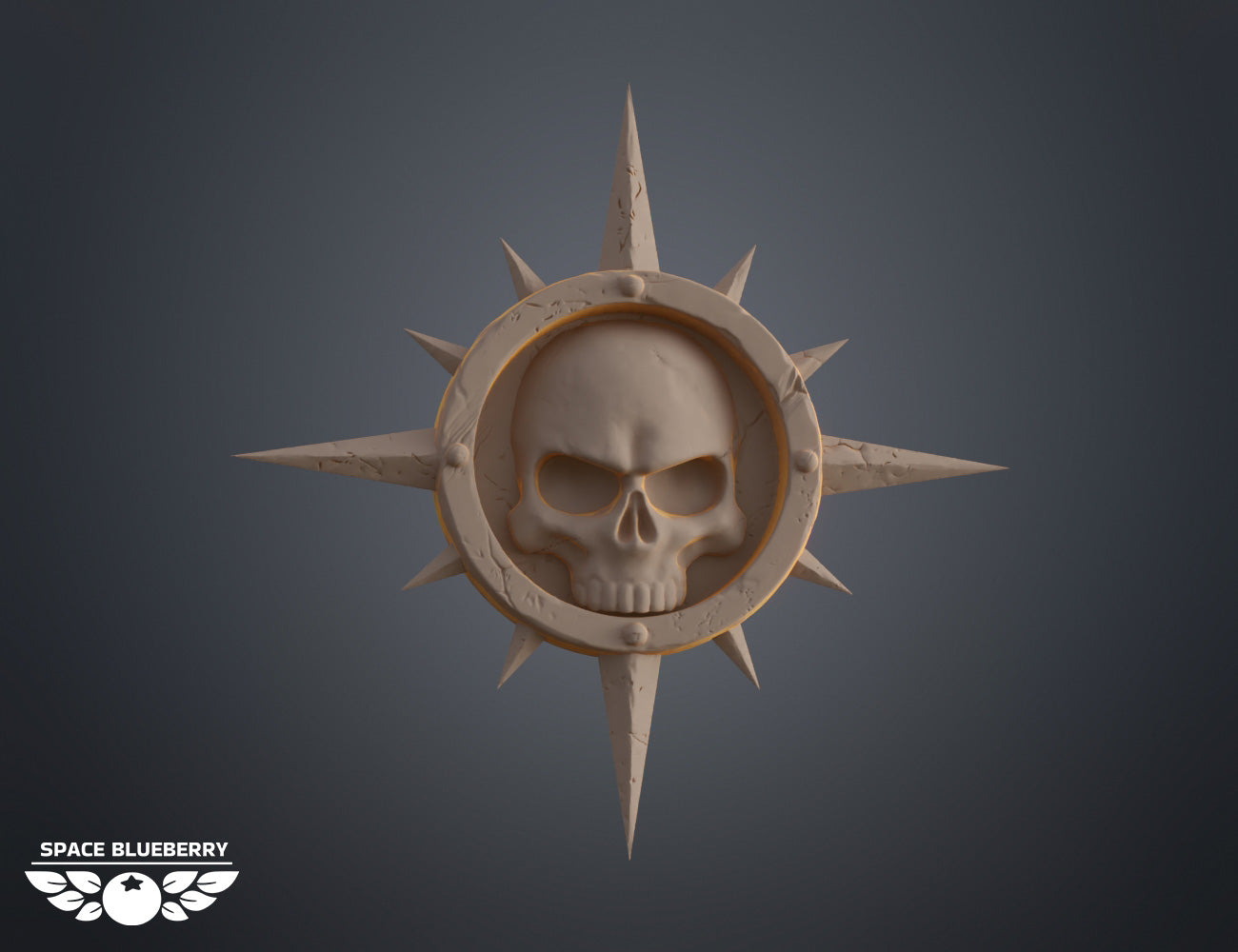 Space Marine Skull Badge