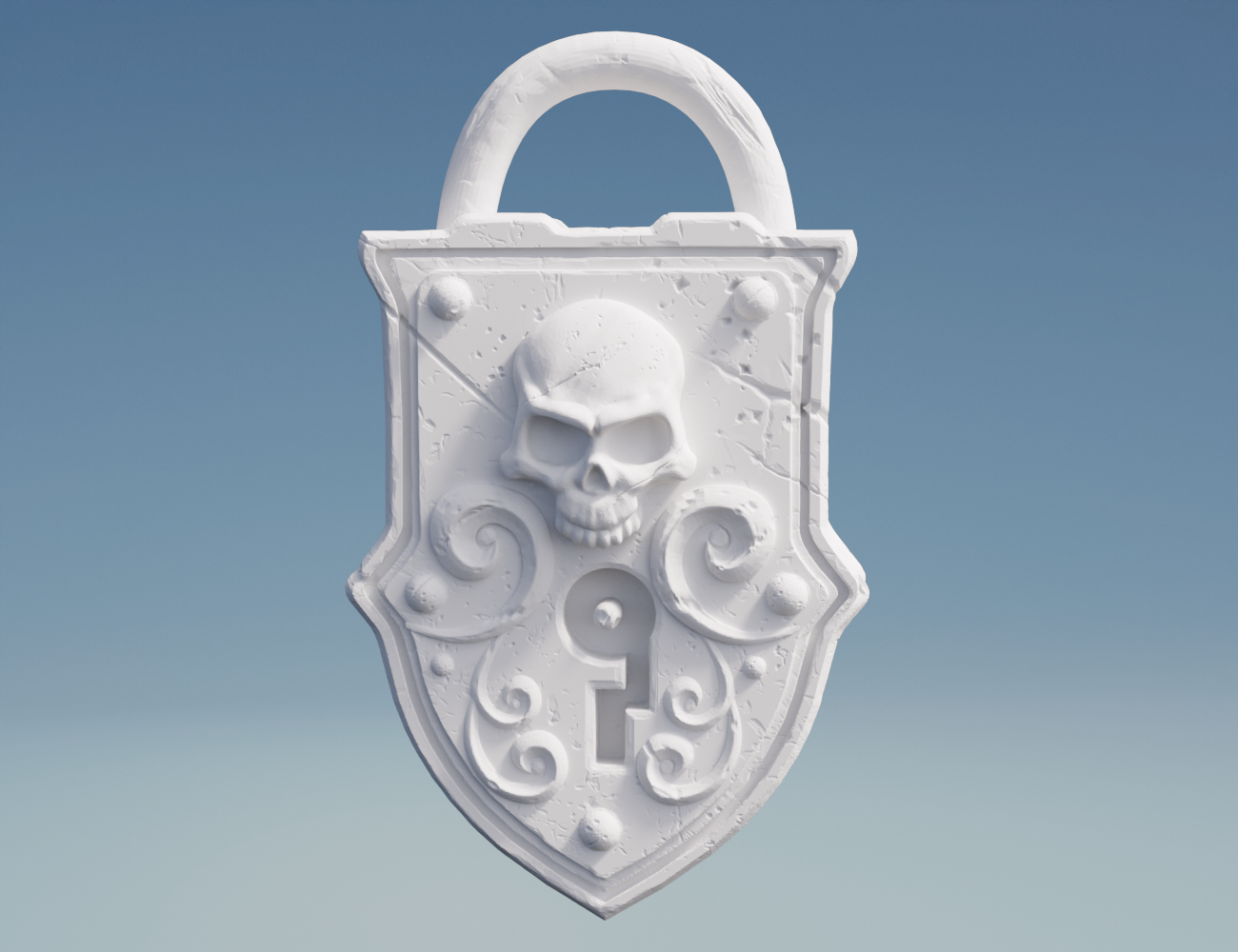 Space Blueberry Reliquary Lock