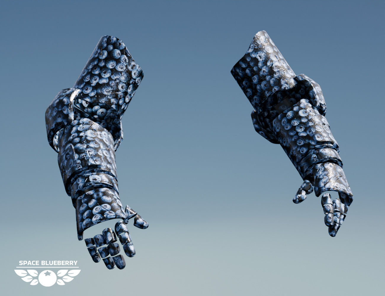 Space Blueberry Power Armor Set