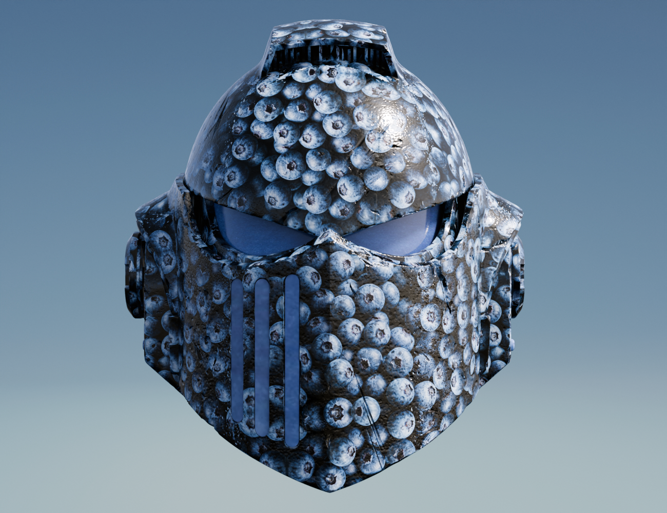 Space Blueberry Bulwark Helmet