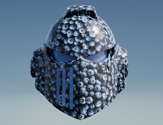 Space Blueberry Bulwark Helmet