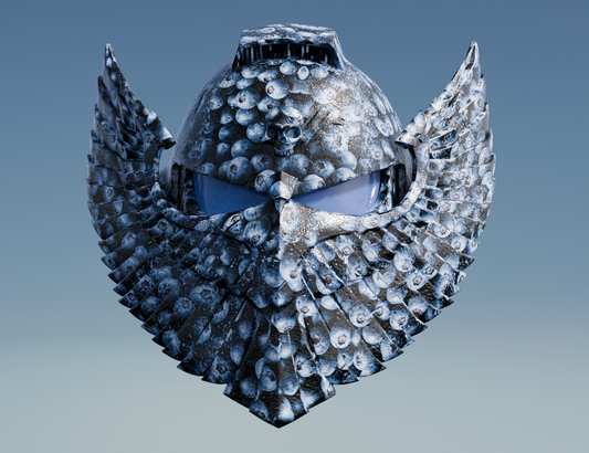 Space Blueberry Bulwark Relic Secundus Helmet