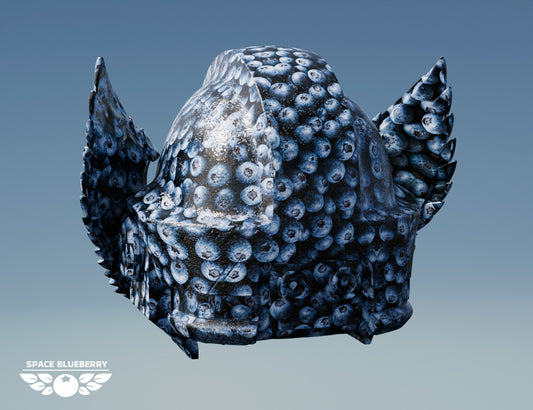 Space Blueberry Bulwark Relic Secundus Helmet