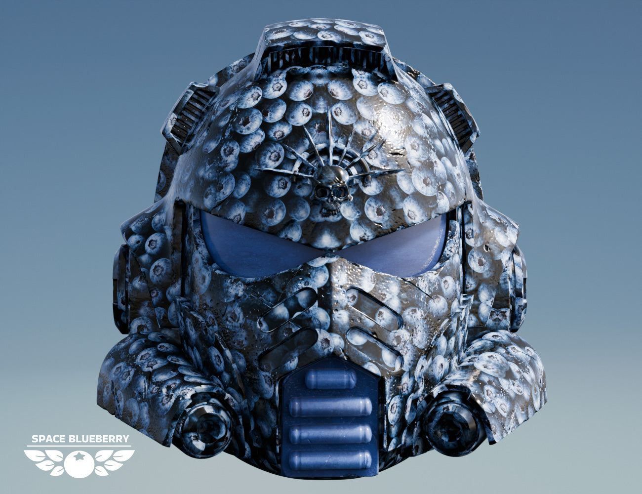 Space Blueberry Power Armor Set