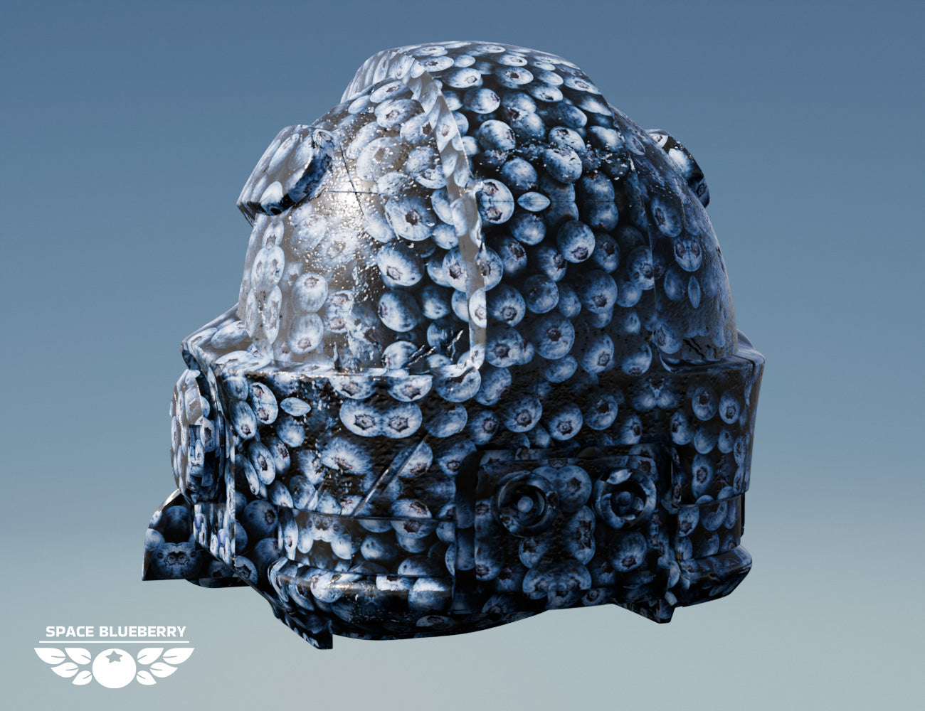 Space Blueberry Heavy Helmet