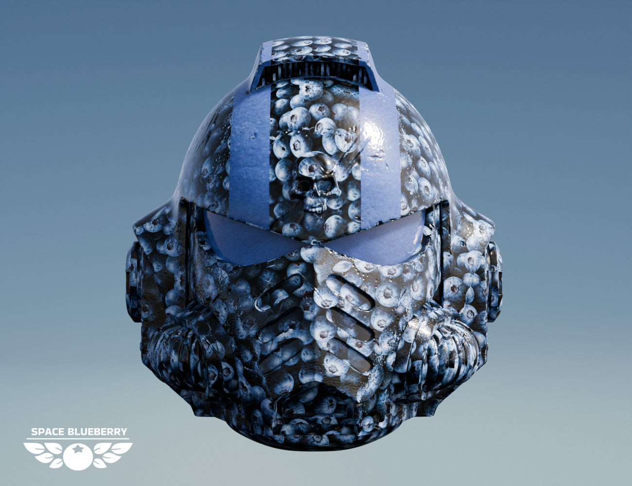 Space Blueberry Power Armor Set