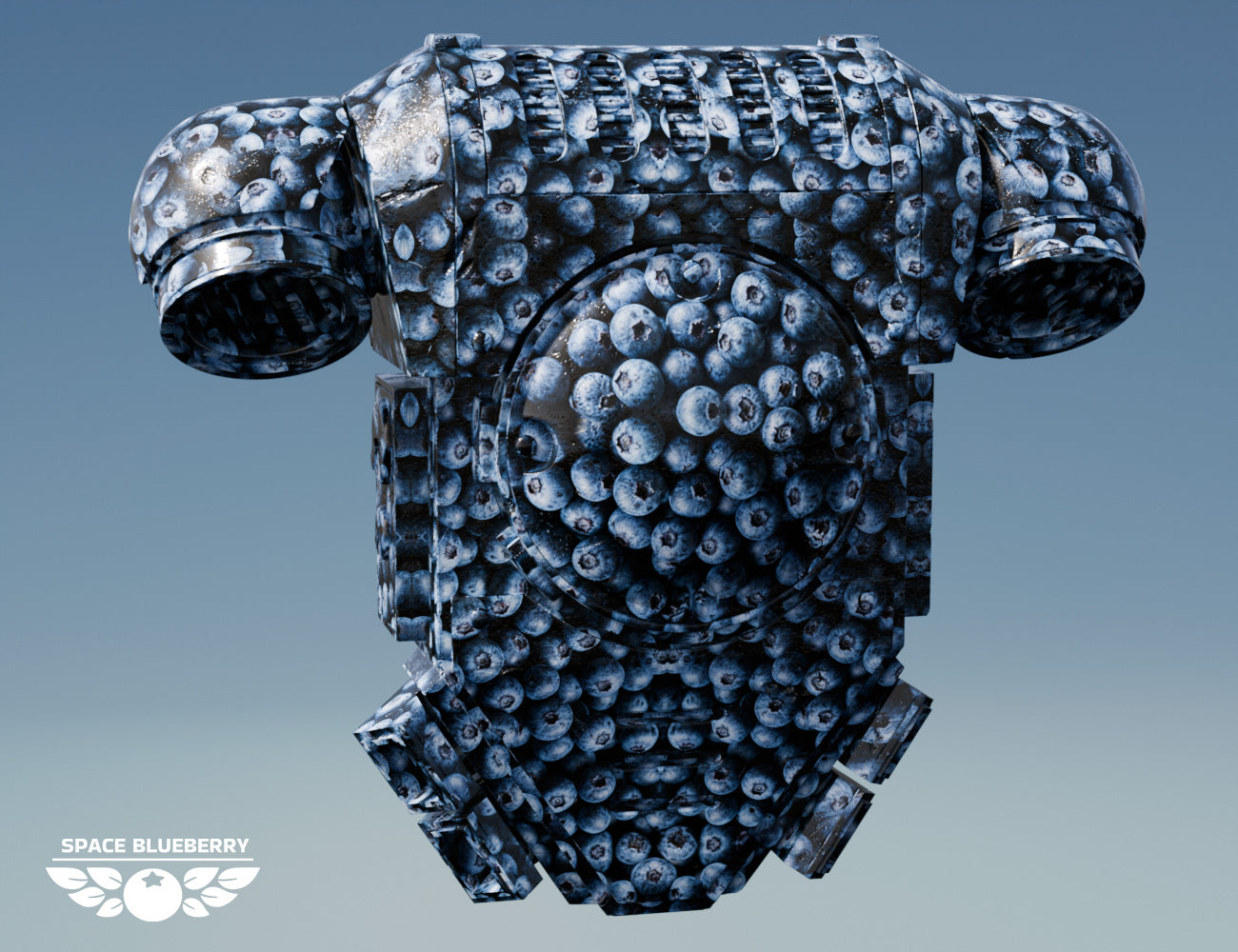 Space Blueberry Power Armor Set