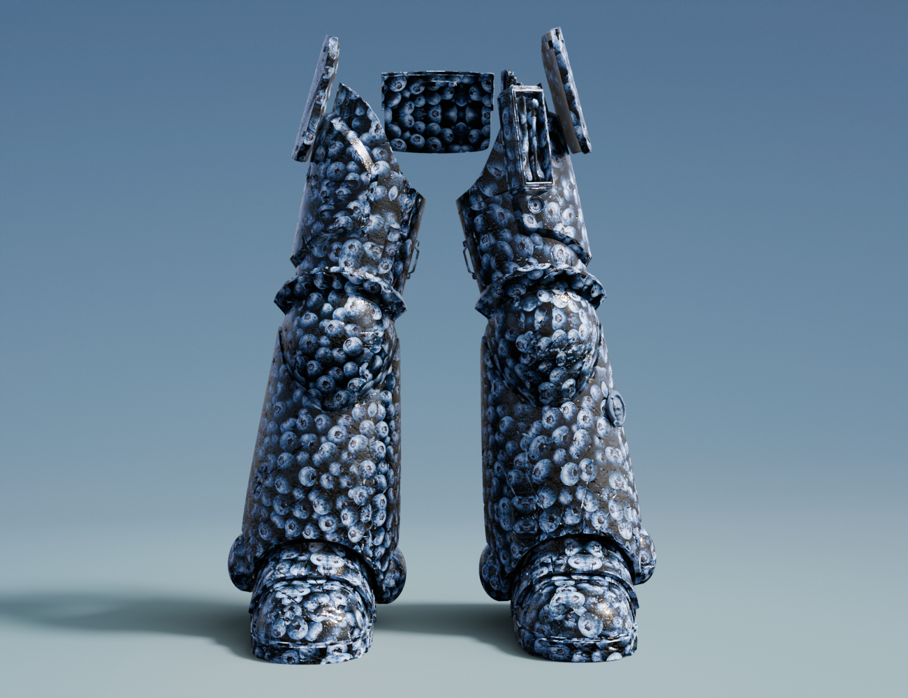 Space Blueberry Leg Armor