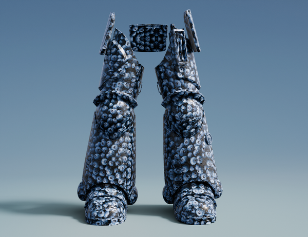 Space Blueberry Leg Armor