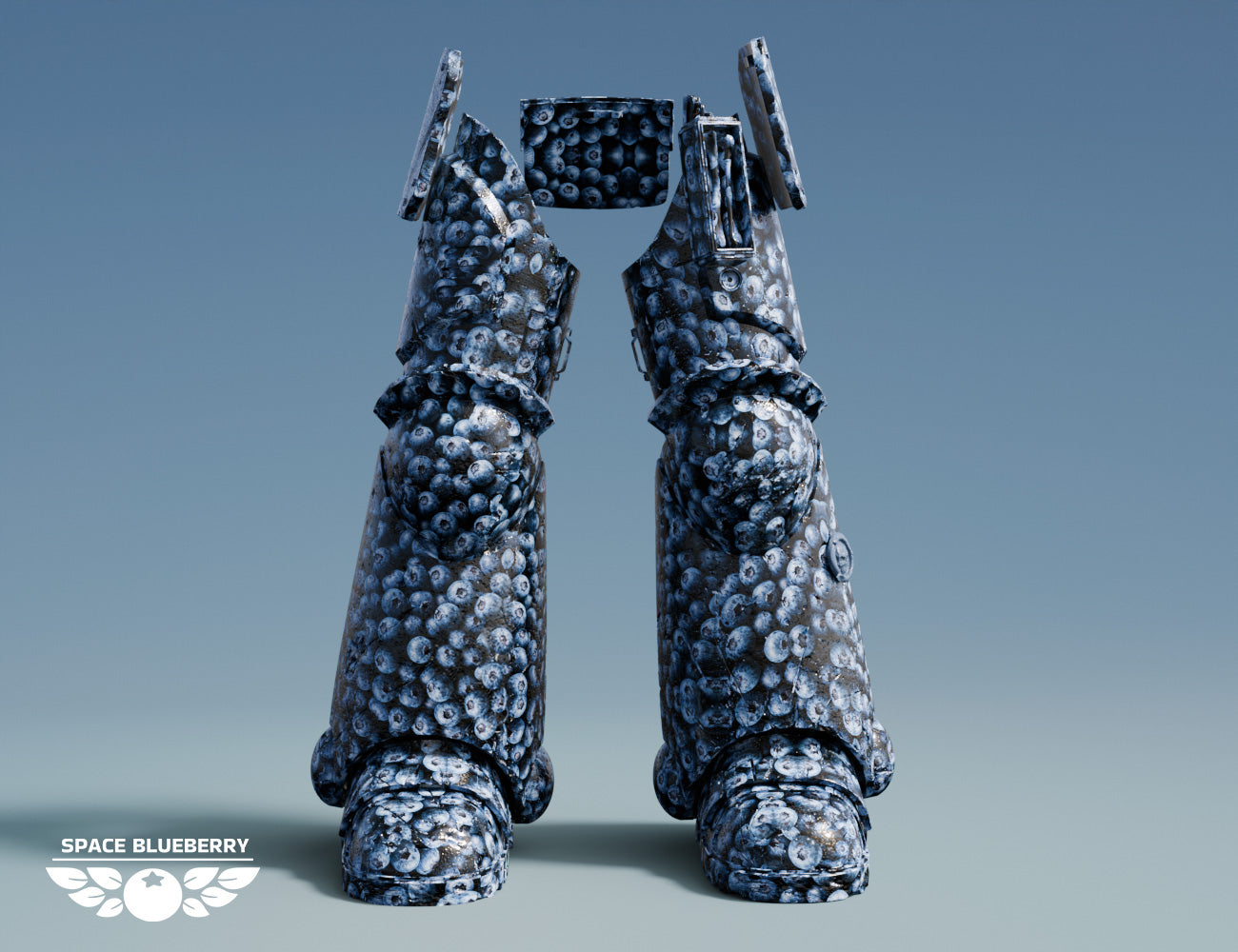 Space Blueberry Power Armor Set