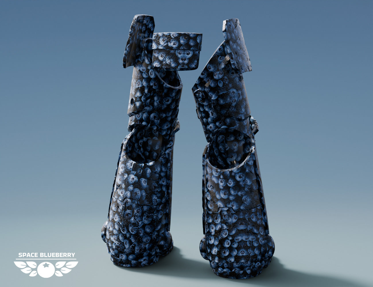 Space Blueberry Leg Armor