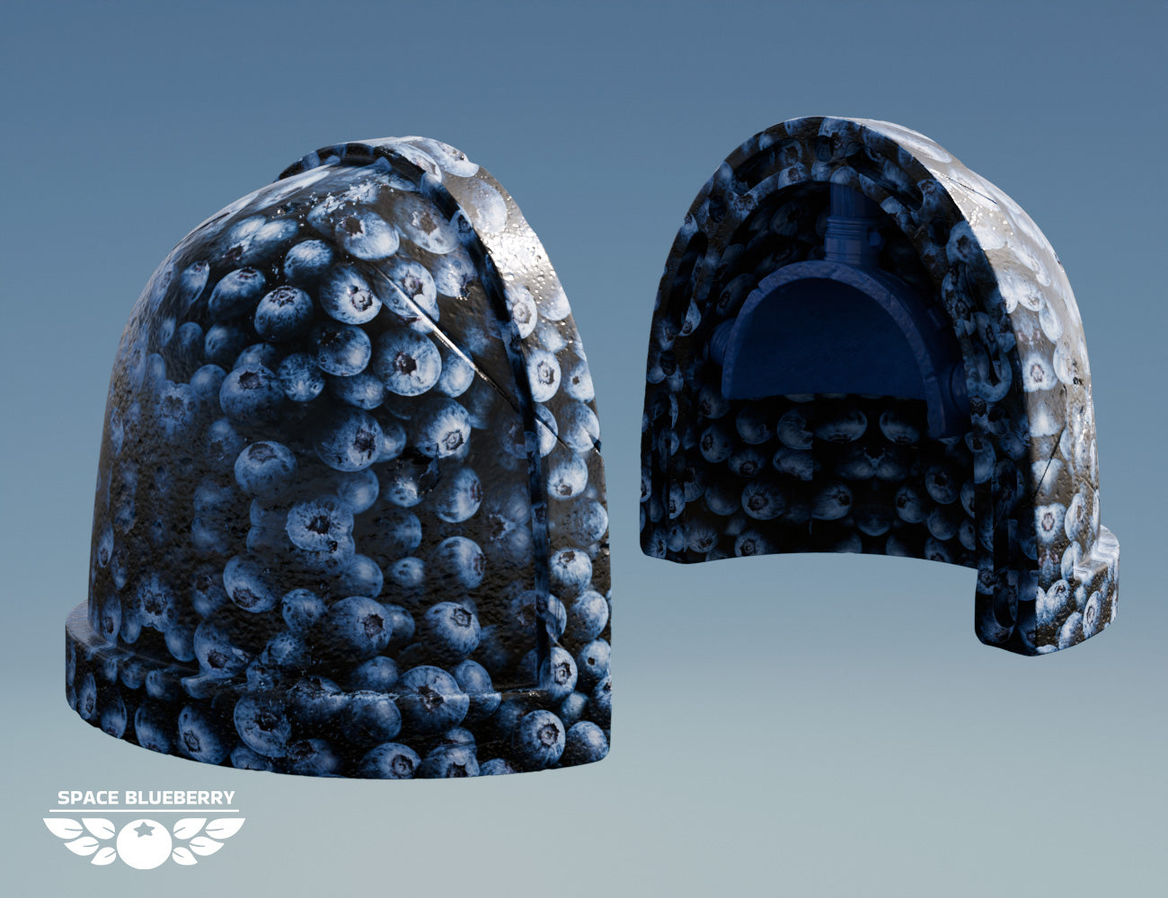 Space Blueberry Power Armor Set