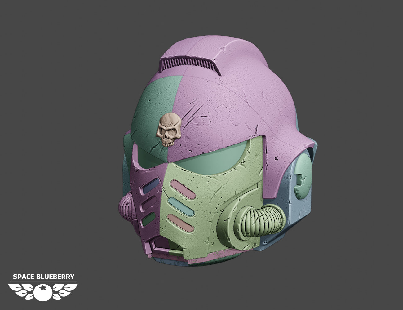 Space Blueberry Power Armor Set