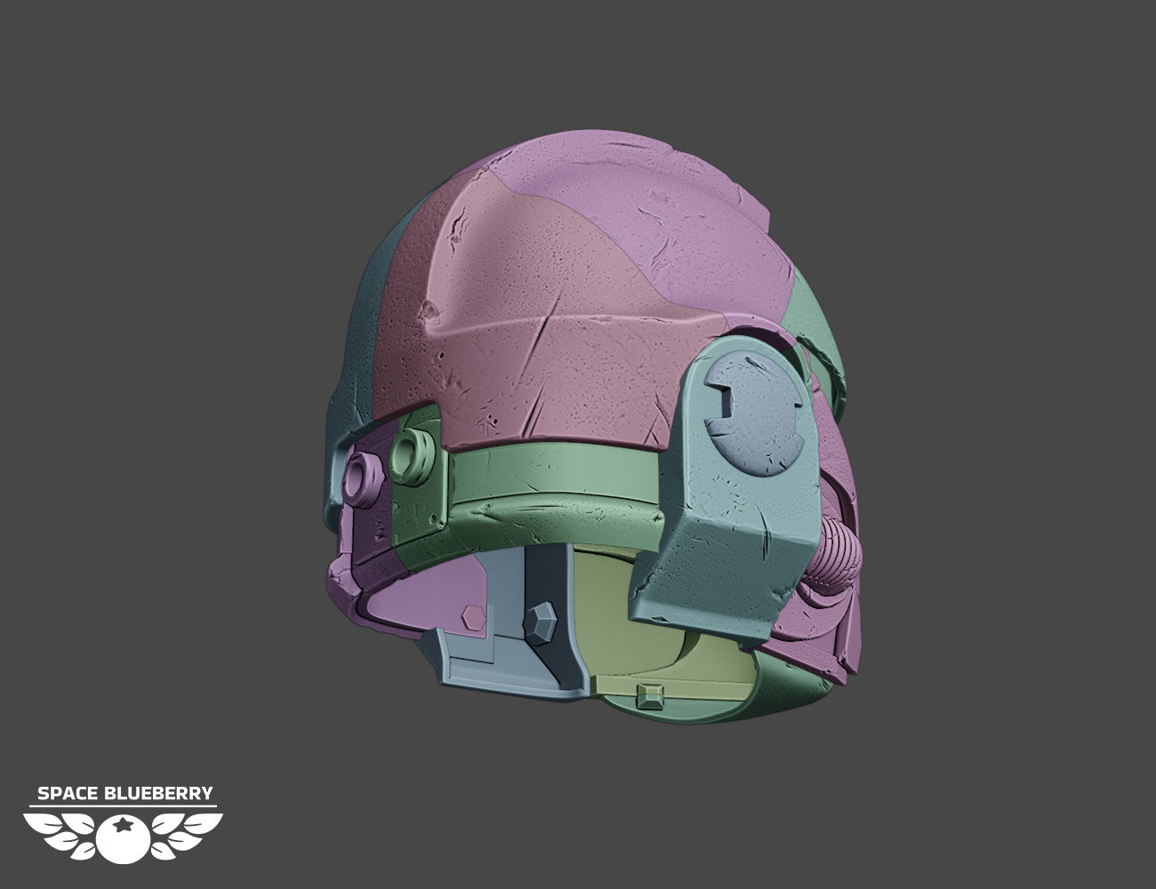 Space Blueberry Helmet