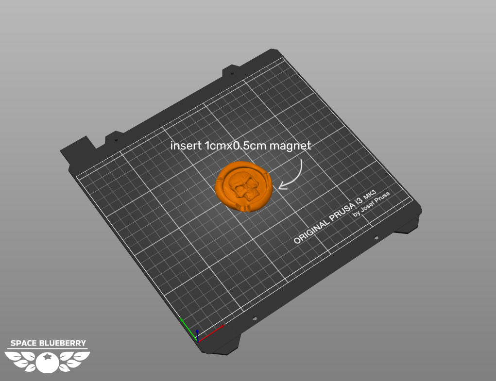 Space marine Purity Seal badge magnet