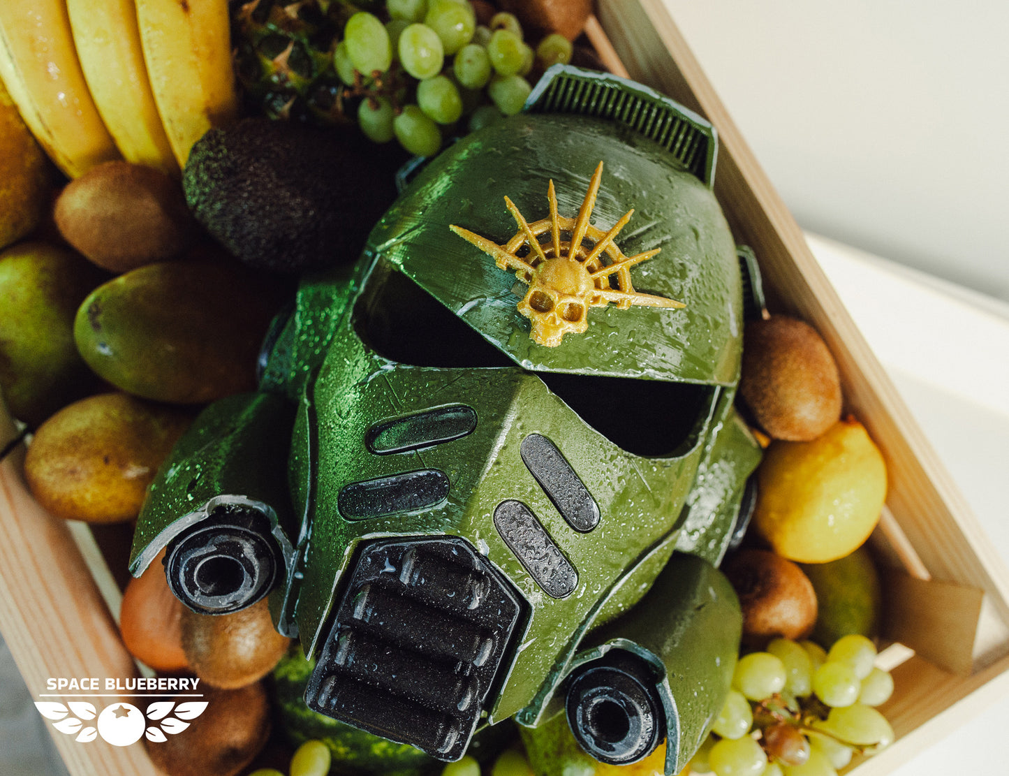 Space Blueberry Heavy Helmet