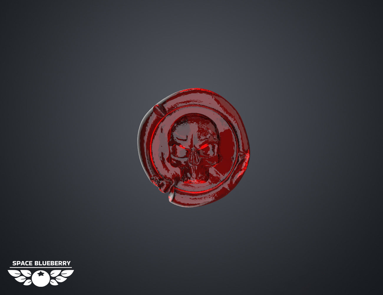Space marine Purity Seal badge magnet